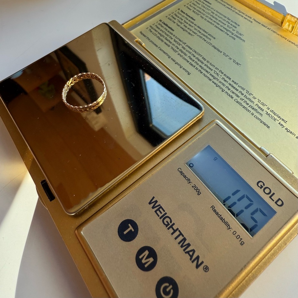 14k Solid Gold Ring 7 - image 7